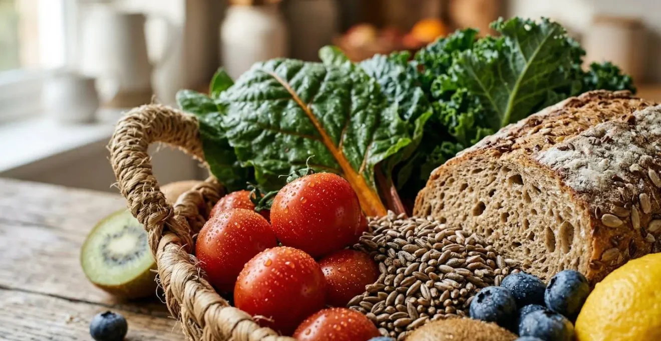 Panier de courses avec produits Nutri-Score A sur budget de 50 euros