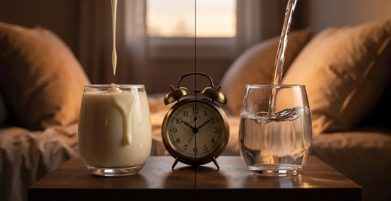 Représentation visuelle du temps d'absorption de la caséine versus whey pendant le sommeil